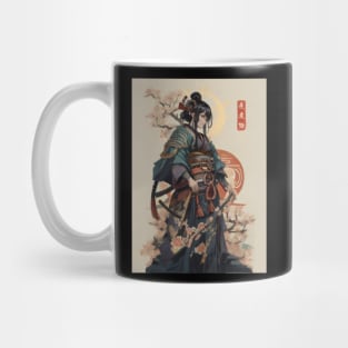 Japanese samurai princess Mug